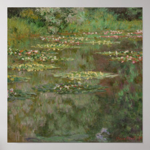 Claude Monet   Waterlilies eller Vatten Lily Pond Poster