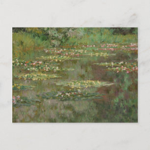 Claude Monet Waterlilies eller Vatten Lily Pond Vykort