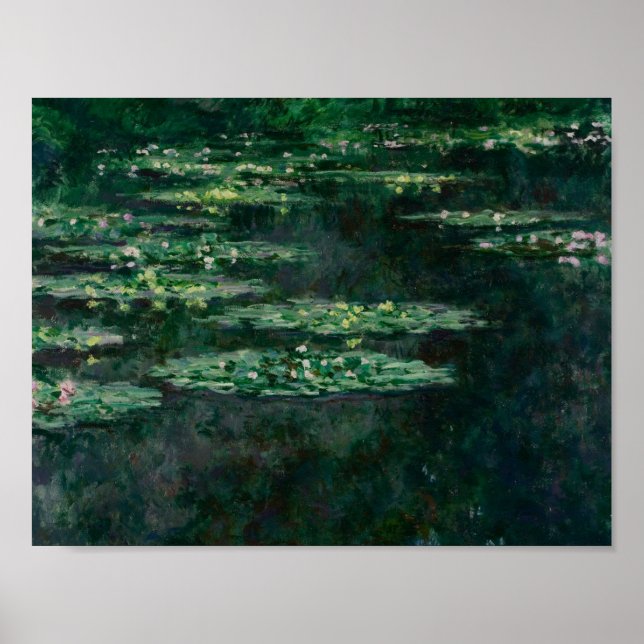 Claude Monet - Waterlilies Poster (Framsidan)