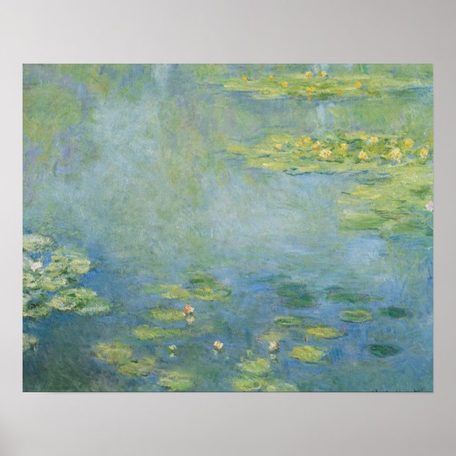 Claude Monet - Waterlilies Poster (Framsidan)