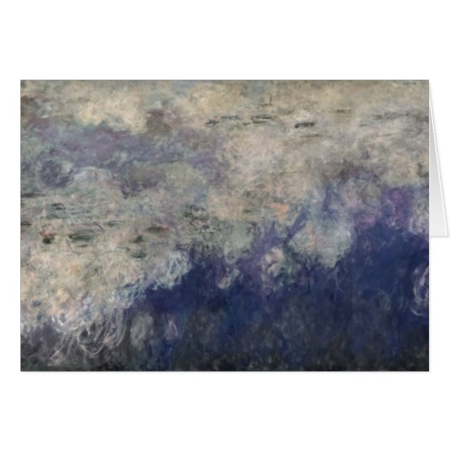 Claude Monet | Waterlilies The Clouds, 1914-18 Hälsningskort (Framsidan Horizontal)