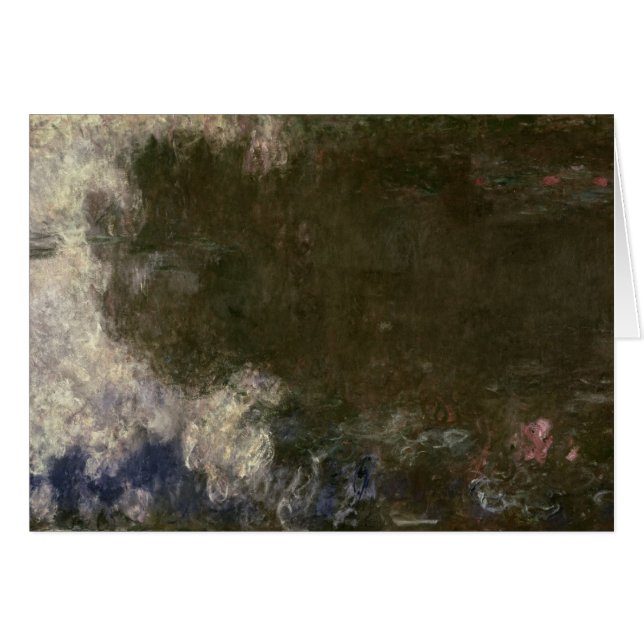 Claude Monet | Waterlilies The Clouds, 1914-18 Hälsningskort (Framsidan Horizontal)