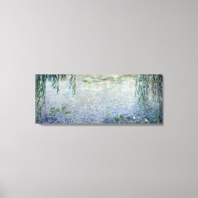 Claude Monet | Waterlilies Weeping Willcenter Canvastryck (Framsida)