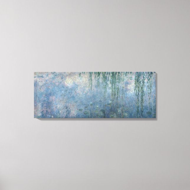 Claude Monet | Waterlilies: Weeping Willows, 1914 Canvastryck (Framsida)