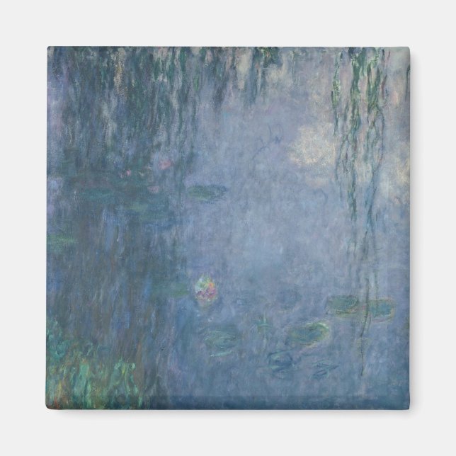 Claude Monet | Waterlilies: Weeping Willows, 1914 Magnet (Framsidan)