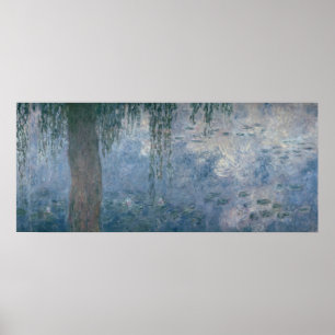 Claude Monet Waterlilies: Weeping Willows, 1914 Poster