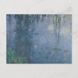 Claude Monet Waterlilies: Weeping Willows, 1914 Vykort