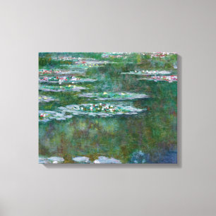 Claude Monet Waterlillies - Digitally Enhanced Canvastryck