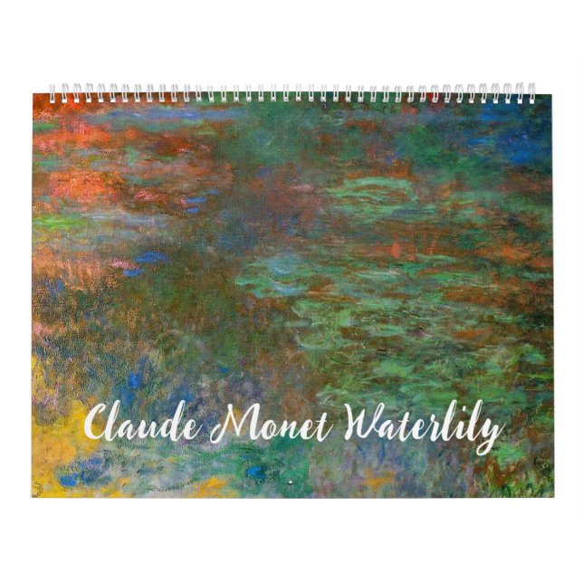 Claude Monet Waterlily Kalender (Omslag)