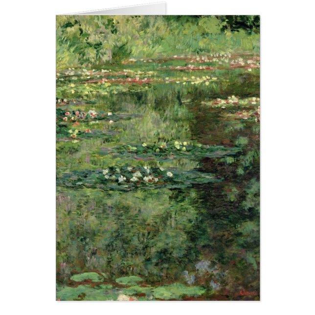 Claude Monet | Waterlily Pond, 1904 Hälsningskort (Framsidan)
