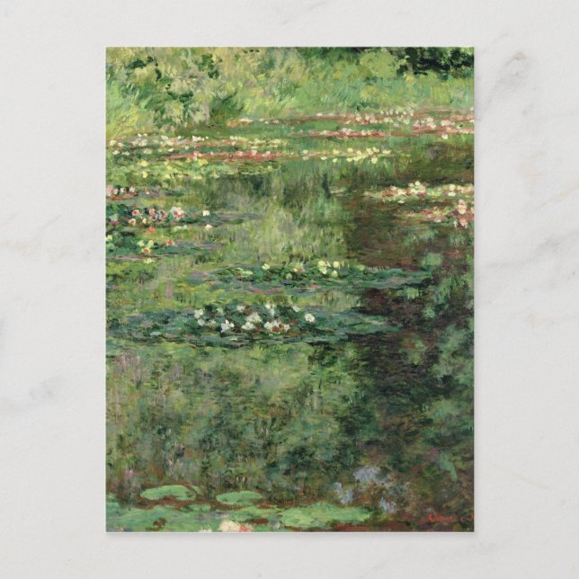 Claude Monet | Waterlily Pond, 1904 Vykort (Framsida)