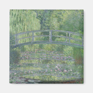 Claude Monet   Waterlily Pond: Grönt Harmony Magnet