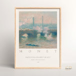 Claude Monet Waterloo Bridge Grått Day Vintage Art Poster<br><div class="desc">Ta ett steg in i den atmosfäriska skönheten hos Claude Monets konst med den här exquisite-konsten. Det här mästerverket har den provocerande målningen "Waterloo Bridge, Grått Day" som fångar stämningen från en misty London-dag och konstnärens behärskande av att fånga ljus och atmosfär. Öka din livsmiljö med lite vintage elegans genom...</div>