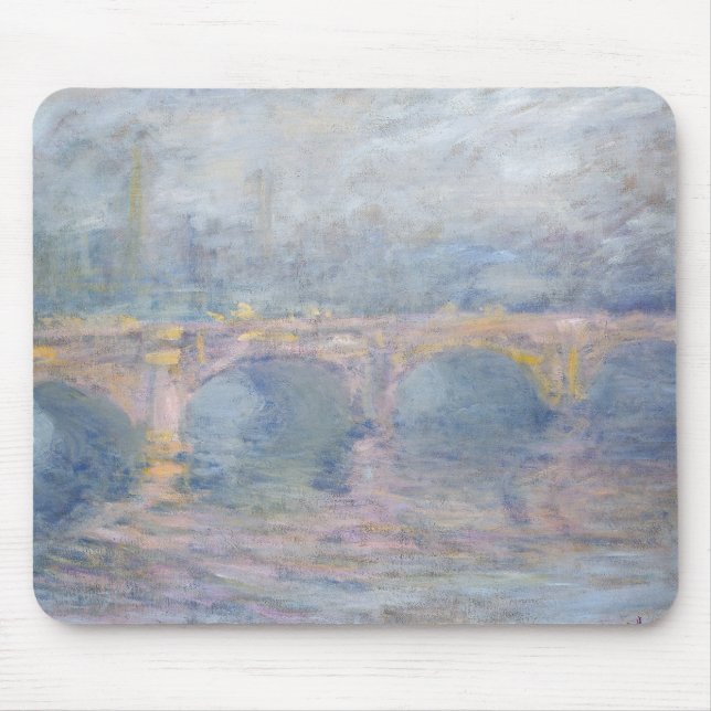 Claude Monet | Waterloo överbryggar, London, på Musmatta (Framsidan)