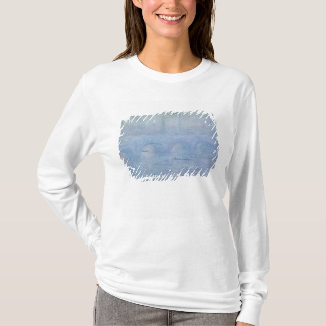 Claude Monet | Waterloo överbryggar: Verkställa av Tee Shirt (Framsida)