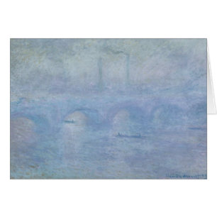 Claude Monet Waterloo överbryggar: Verkställa Hälsningskort