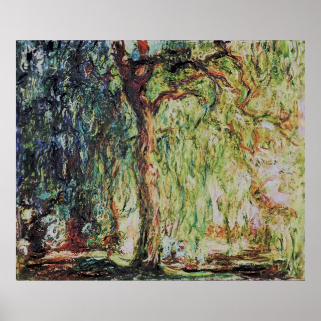 Claude Monet - Weeping Willow Poster (Framsidan)