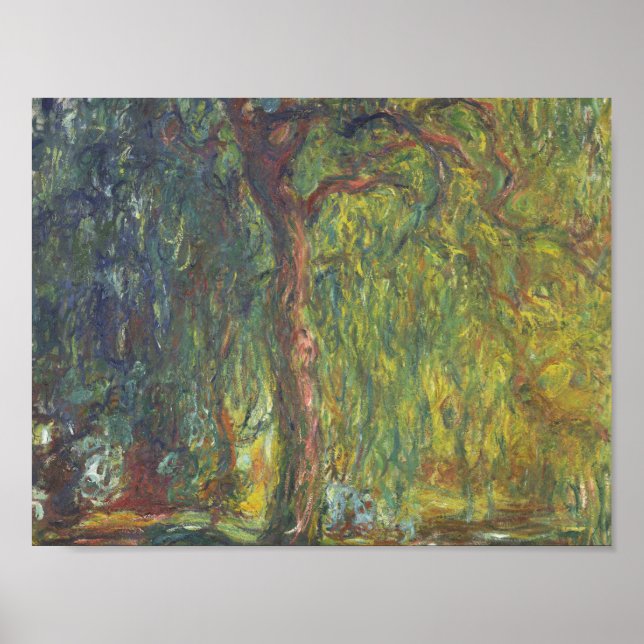 Claude Monet - Weeping Willow Poster (Framsidan)