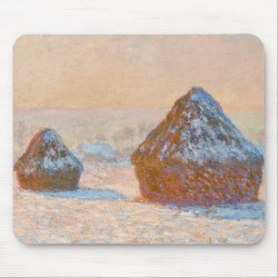 Claude Monet - Wheatstacks, Snö Effect, God morgon Musmatta
