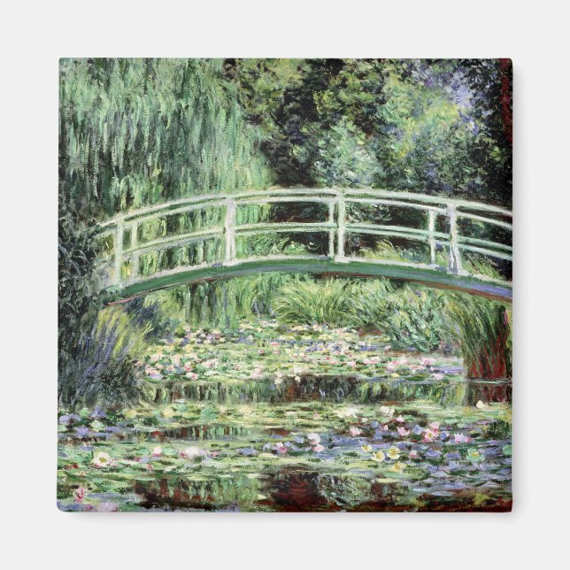 Claude Monet | White Waterlilies 1899 Magnet (Framsidan)