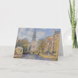 Claude Monet - Windmills nära Zaandam Kort