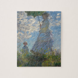 Claude Monet Woman med parasol 1875 Pussel