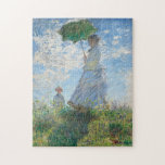 Claude Monet Woman med parasol/La Promenmened Pussel<br><div class="desc">Det här pusslet är tryckt med 1875 målning av Claude Monet,  som visar sin fru Camille Monet och sin son Jean Monet under en rullning. Om du vill ha en samling andra pussel och andra produkter kan du besöka vår butik och titta på.</div>