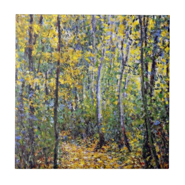 Claude Monet - Wood Lane Kakelplatta (Framsidan)