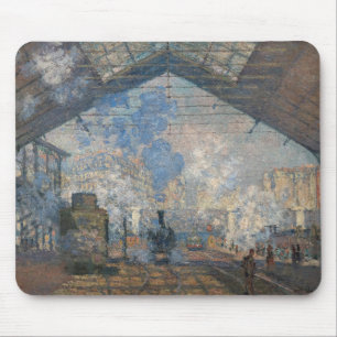 Claude Monet - Yttre vy över Saint-Lazare Station Musmatta