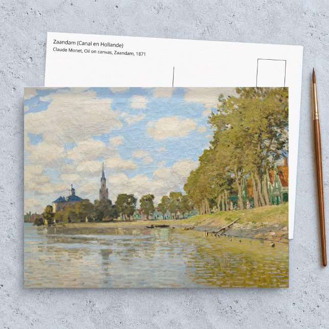 Claude Monet - Zaandam Vykort (Skapare uppladdad)