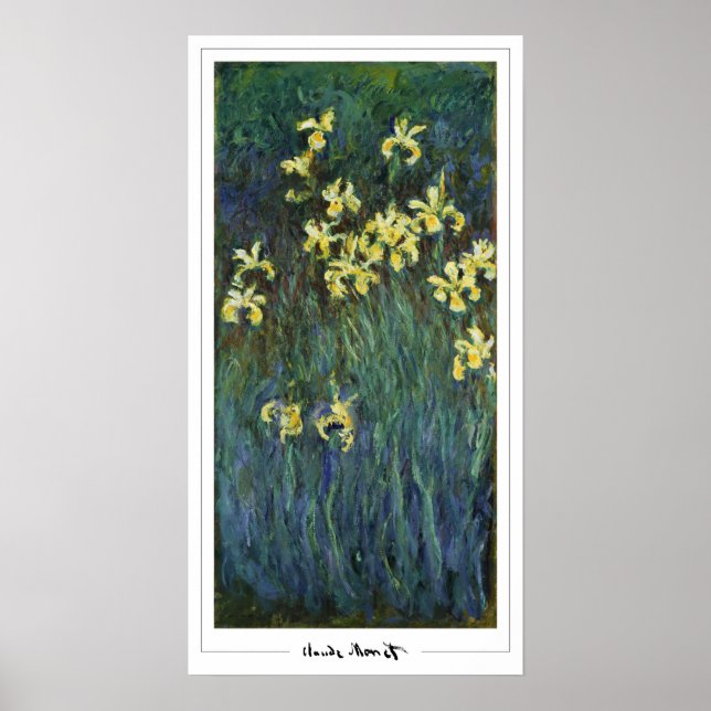 Claude Monet Zedign Art Affisch #12 (Framsidan)