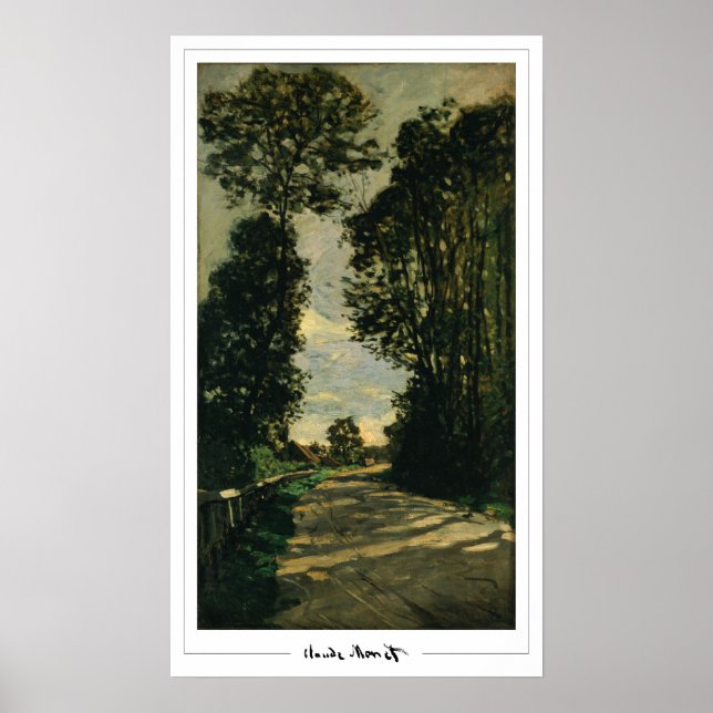 Claude Monet Zedign Art Affisch #17-2 (Framsidan)