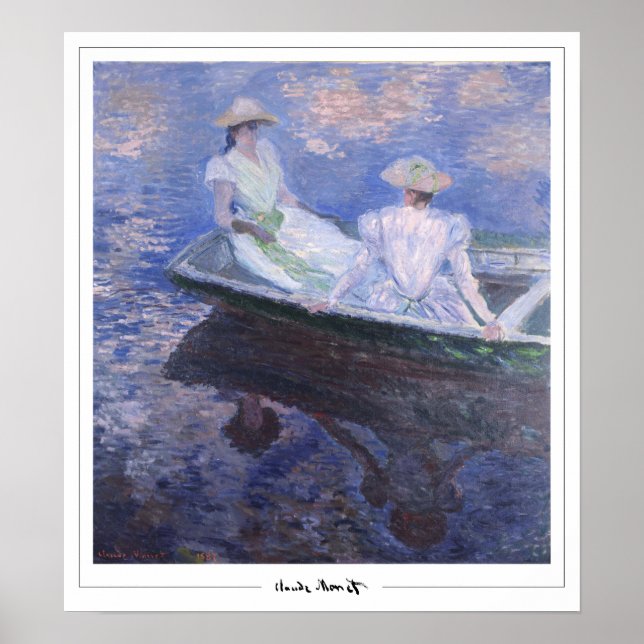 Claude Monet Zedign Art Affisch #2 (Framsidan)