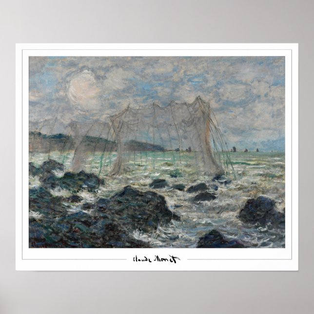 Claude Monet Zedign Art Affisch #31-2 (Framsidan)