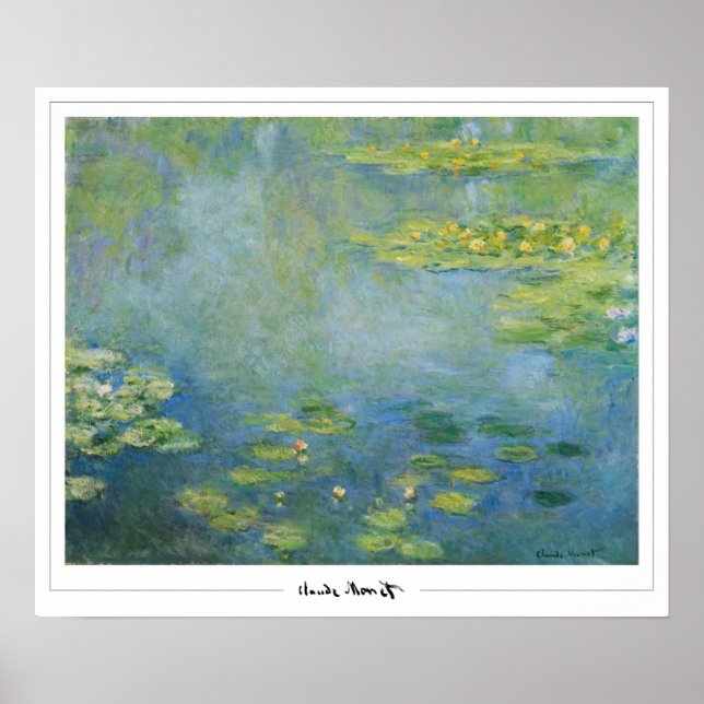 Claude Monet Zedign Art Affisch #41-2 (Framsidan)