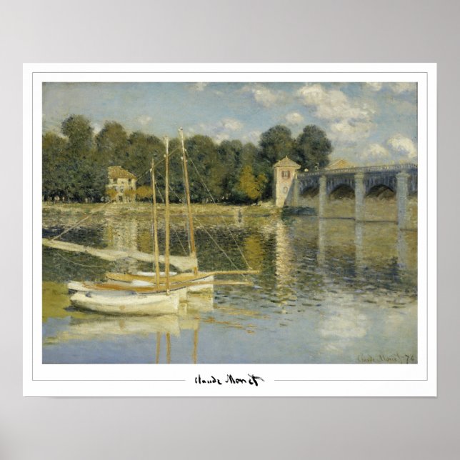 Claude Monet Zedign Art Affisch #43 (Framsidan)