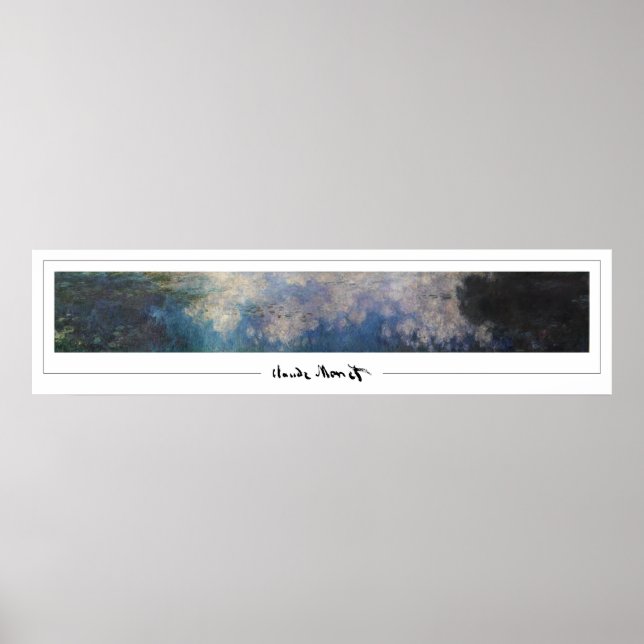 Claude Monet Zedign Art Affisch #466-2 (Framsidan)