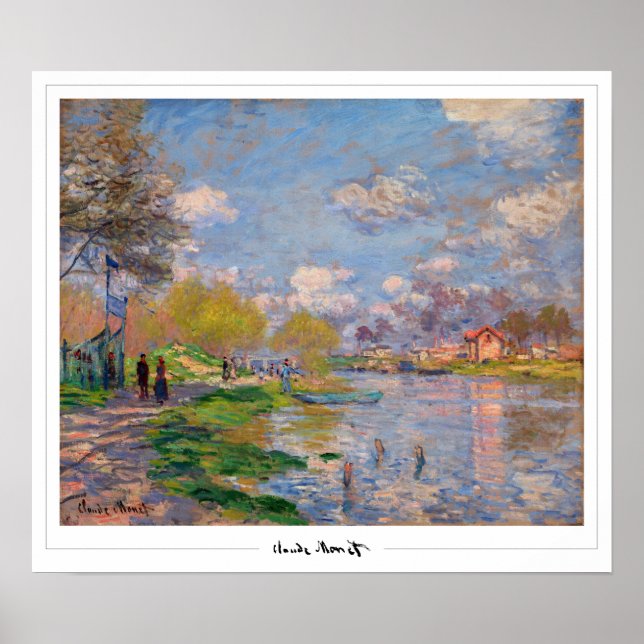 Claude Monet Zedign Art Affisch #48-2 (Framsidan)