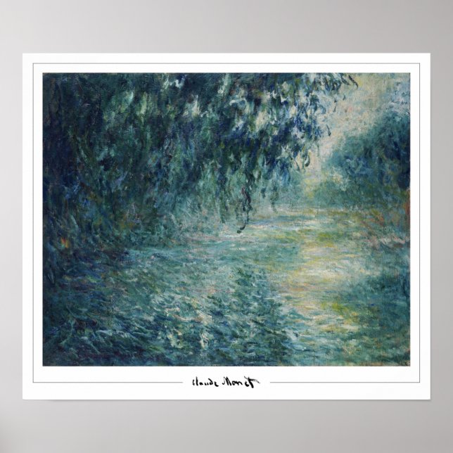 Claude Monet Zedign Art Affisch #56 (Framsidan)