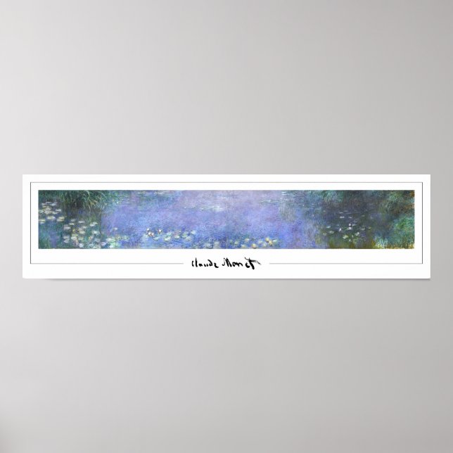 Claude Monet Zedign Art Affisch #598-2 (Framsidan)