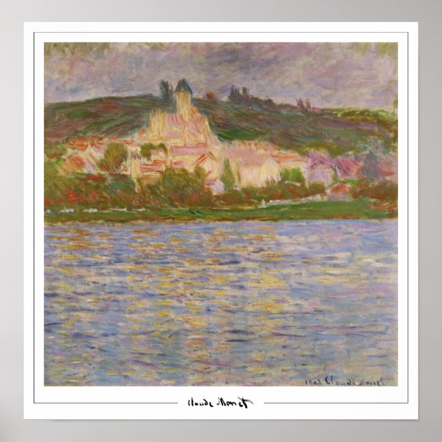 Claude Monet Zedign Art Affisch #6-2 (Framsidan)