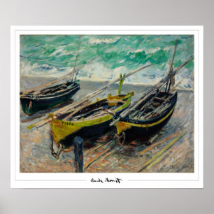 Claude Monet Zedign Art Affisch #8
