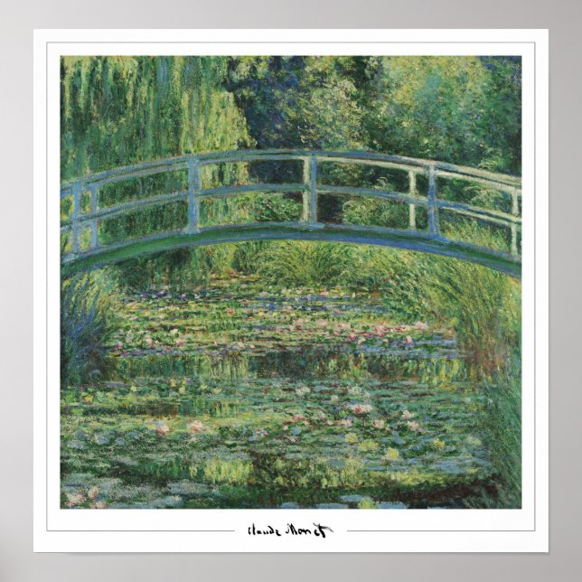 Claude Monet Zedign Art Poster #1 (Framsidan)