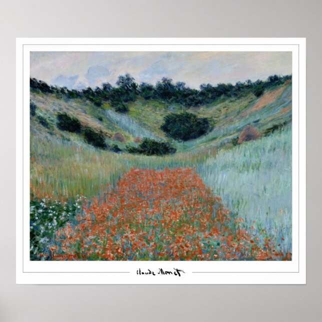 Claude Monet Zedign Art Poster #11-2 (Framsidan)