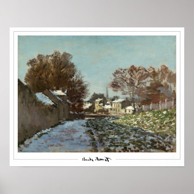 Claude Monet Zedign Art Poster #120 (Framsidan)