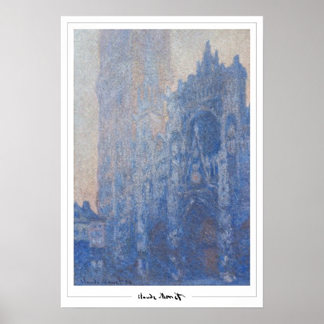 Claude Monet Zedign Art Poster #18-2 (Framsidan)