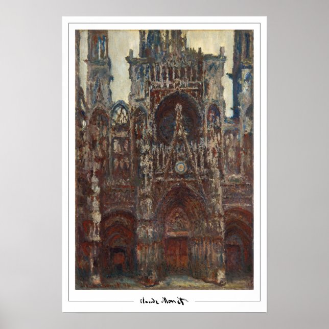 Claude Monet Zedign Art Poster #245-2 (Framsidan)
