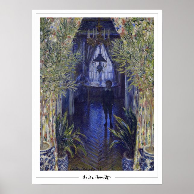 Claude Monet Zedign Art Poster #28-2 (Framsidan)