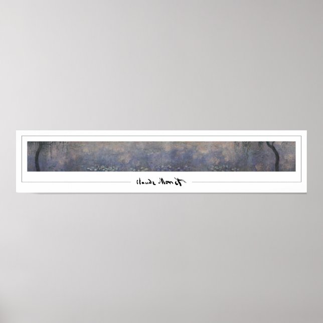 Claude Monet Zedign Art Poster #297-2 (Framsidan)