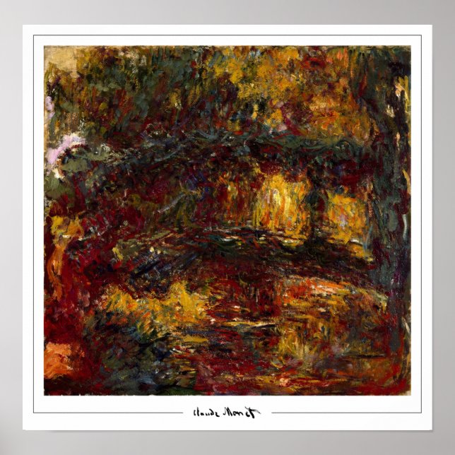 Claude Monet Zedign Art Poster #2-2 (Framsidan)
